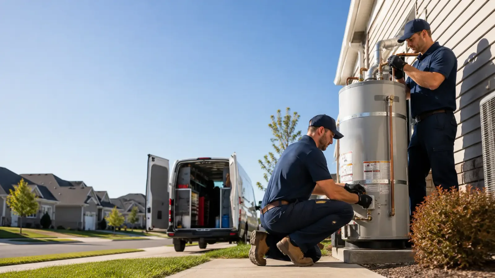 Water Heater Installation in Mantador, ND